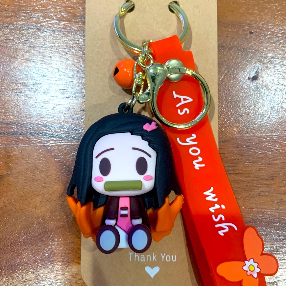 Anime character key chain/accessory.